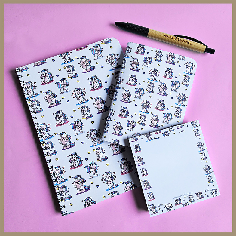Notebook & Memo Pad Set - Heart Horse™ - Image 4