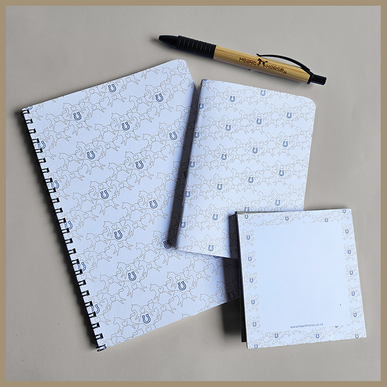 Notebook & Memo Pad Set - Heart Horse™ - Image 2