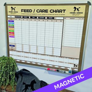 Custom Printed MAGNETIC Whiteboards - Heart Horse™