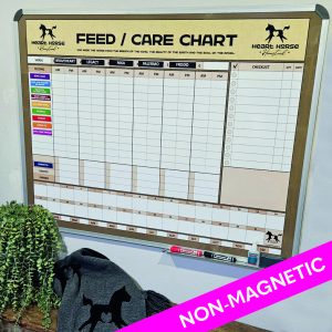 Custom Printed NON MAGNETIC Whiteboards - Heart Horse™
